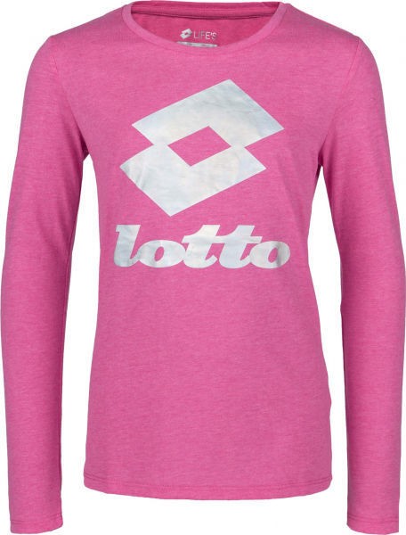 Lotto SMART G TEE LS JS Lány felső, rózsaszín, méret