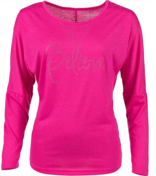 Willard ROLLA Hosszú ujjú női felső, rózsaszín, veľkosť S