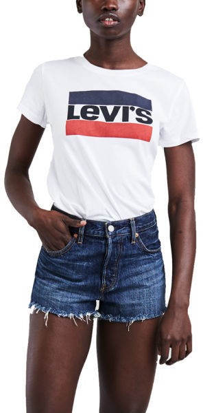 Levi's THE PERFECT TEE Női póló, fehér, veľkosť XS