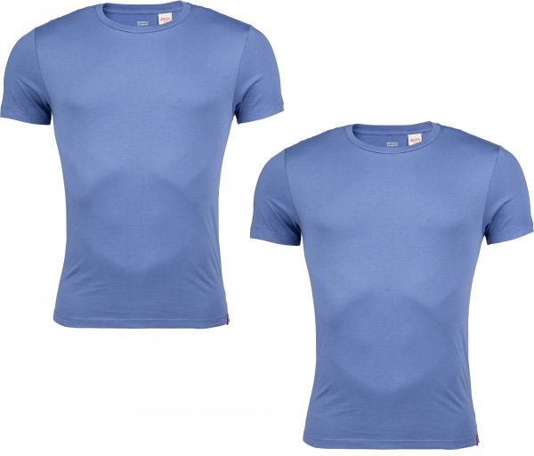 Levi's® SLIM 2PK CREWNECK 1 Férfi póló, kék, méret