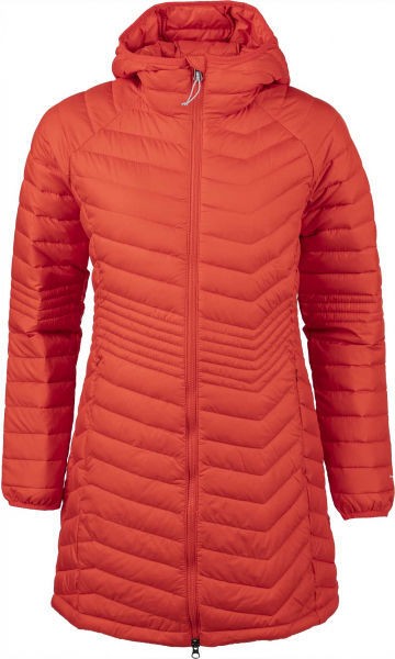 Columbia POWDER LITE MID JACKET Női hosszú télikabát, narancssárga, méret