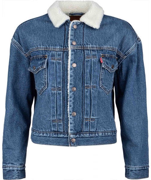 Levi's® NEW HERITAGE SHERPA Női farmerkabát, kék, méret