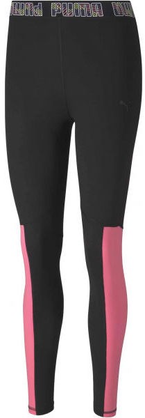 Puma LOGO ELASTIC 7/8 TIGHT Női sportlegging, fekete, méret