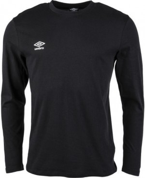 Umbro FW SMALL LOGO LS TEE Férfi felső, fekete, méret galéria