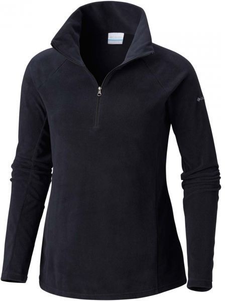 Columbia GLACIAL IV 1/2 ZIP Női pulóver, fekete, méret