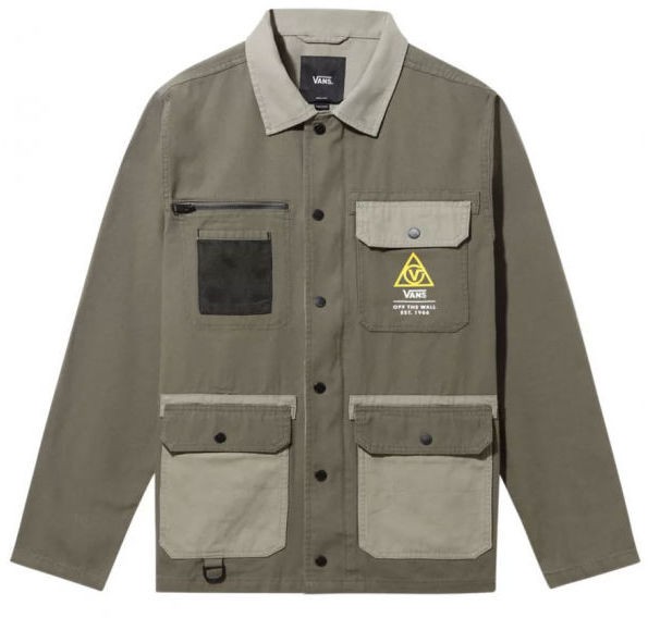 Vans MN DRILL CHORE COAT MILITARY Férfi kabát, khaki, veľkosť S