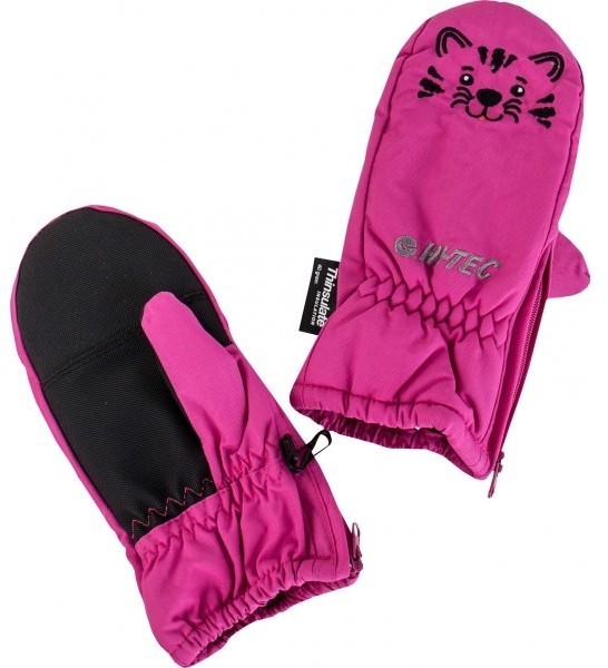 Hi-Tec NOIDI Gyerek téli kesztyű, rózsaszín, veľkosť L/XL