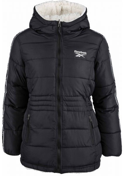 Reebok PUFFER REVERSE Női kabát, fekete, méret S