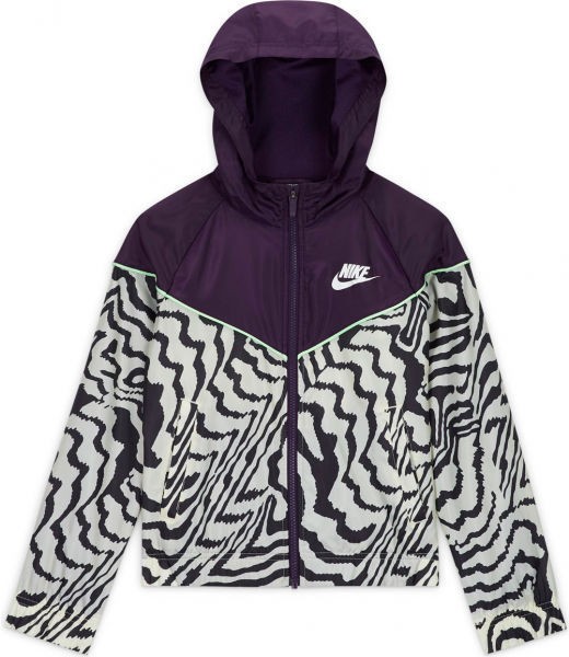 Nike SPORTSWEAR WINDRUNNER Lány dzseki, lila, méret