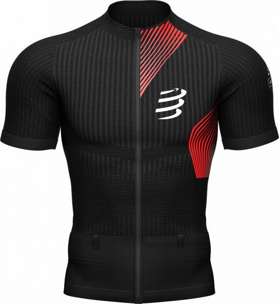 Compressport TRAIL POSTURAL SS TOP Férfi futómez, fekete, méret