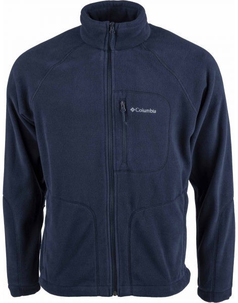 Columbia FAST TREK II FULL ZIP FLEECE Férfi pulóver, sötétkék, méret
