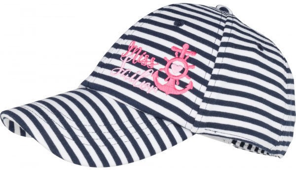 Lewro TRENA STRIPES Lány baseball sapka, sötétkék, méret 4-7