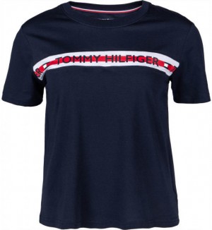 Tommy Hilfiger SS TEE Női póló, sötétkék, méret galéria