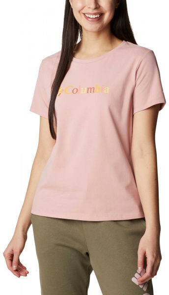 Columbia ALPINE WAY SCREEN SS TEE Női póló, rózsaszín, veľkosť S