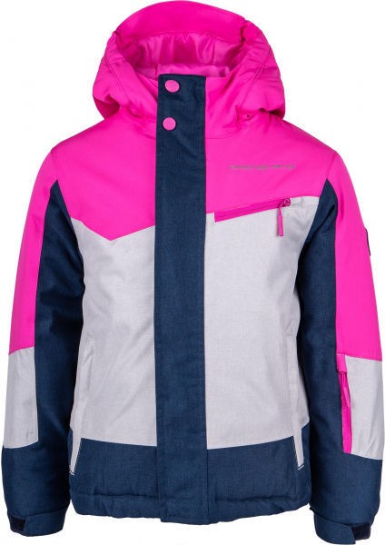 ALPINE PRO LUDIO Lány télikabát, szürke, méret 164-170