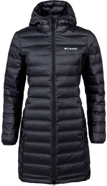 Columbia LAKE 22 DOWN LONG HOODED JACKET Női tollkabát, fekete, veľkosť S