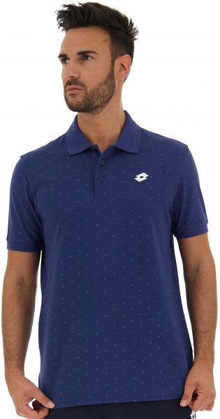 Lotto POLO ELBA II PQ Férfi galléros póló, kék, méret