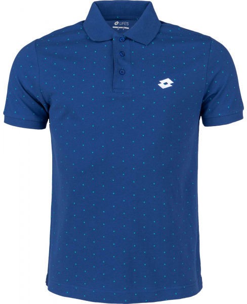 Lotto POLO ELBA II PQ Férfi galléros póló, kék, méret