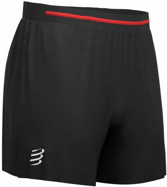 Compressport PERFORMANCE SHORT Férfi futó rövidnadrág, fekete, méret