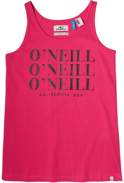 O'Neill LG ALL YEAR TANKTOP rózsaszín 140 - Lány ujjatlan felső