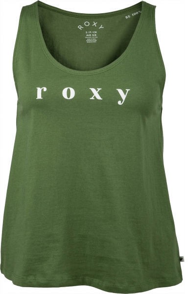 Roxy CLOSING PARTY WORD Női top, zöld, veľkosť S