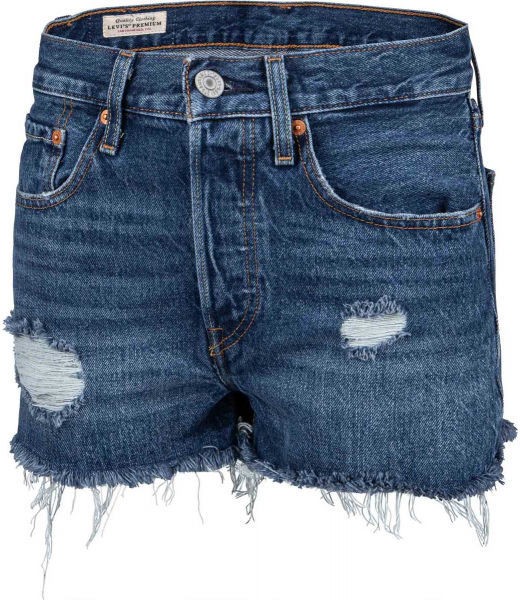 Levi's 501 ORIGINAL SHORT SILVER LAKE Női farmer rövidnadrág, sötétkék, veľkosť 25