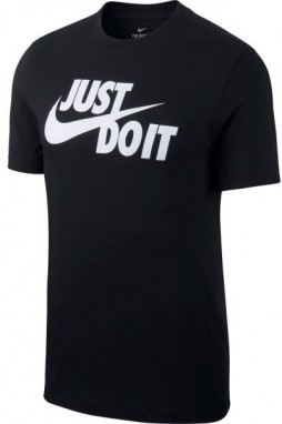 Nike NSW TEE JUST DO IT SWOOSH Férfi póló, fekete, méret XXL galéria
