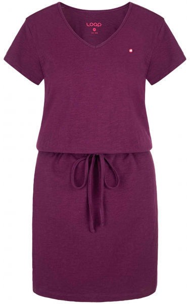 Loap BLANKA Női ruha, bordó, veľkosť M
