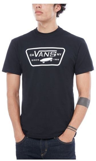 Vans MN FULL PATCH Férfi póló, fekete, méret