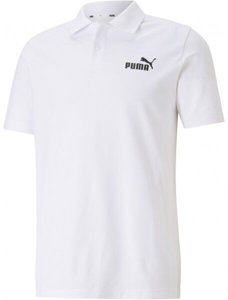 Puma ESS PIQUE POLO Férfi galléros póló, fehér, méret