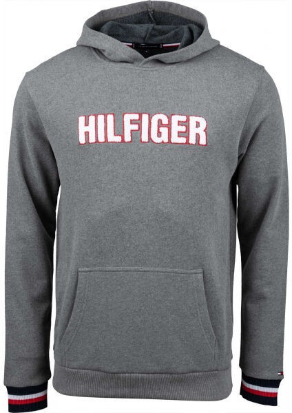 Tommy Hilfiger OH HOODIE LS HWK Férfi pulóver, szürke, méret