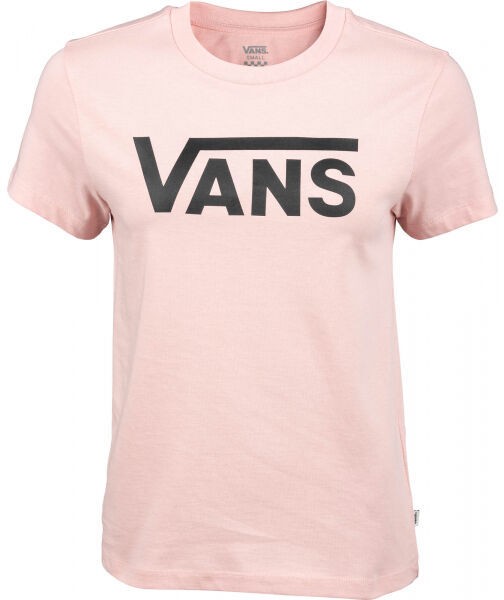 Vans WM FLYING V CREW TEE Női póló, rózsaszín, méret