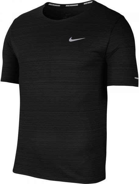 Nike DRI-FIT MILER Férfi futópóló, fekete, méret