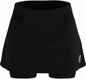Compressport PERFORMANCE SKIRT W Női szoknya futáshoz, fekete, méret galéria