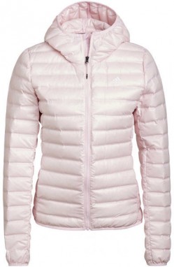 adidas WOMEN VARILLITE DOWN HOODED JACKET Női kabát, rózsaszín, méret galéria