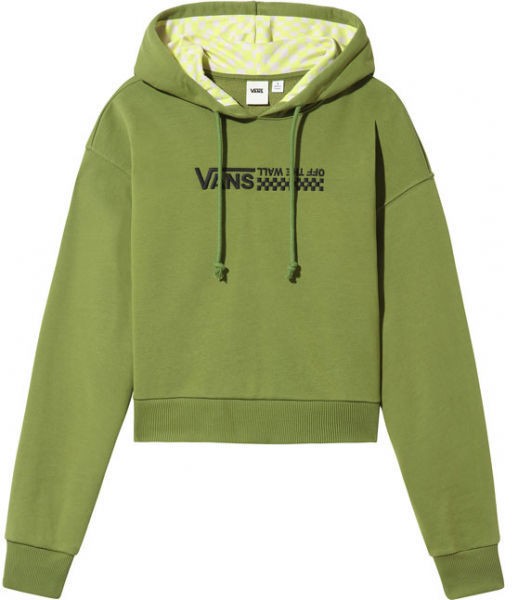Vans WM STRAIT OUT TURVY HOODIE Női pulóver, khaki, méret S
