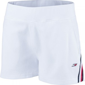 Tommy Hilfiger DOUBLE PIQUE REGULAR SHORT Női sportos rövidnadrág, fehér, méret galéria