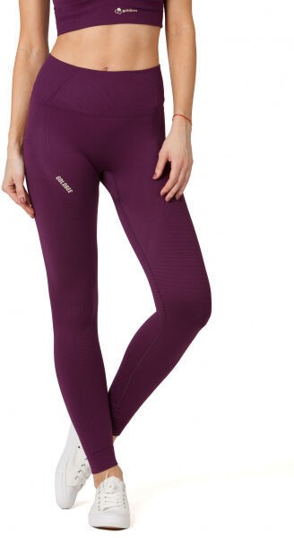 GOLDBEE BESEAMLESS Női legging, bordó, méret