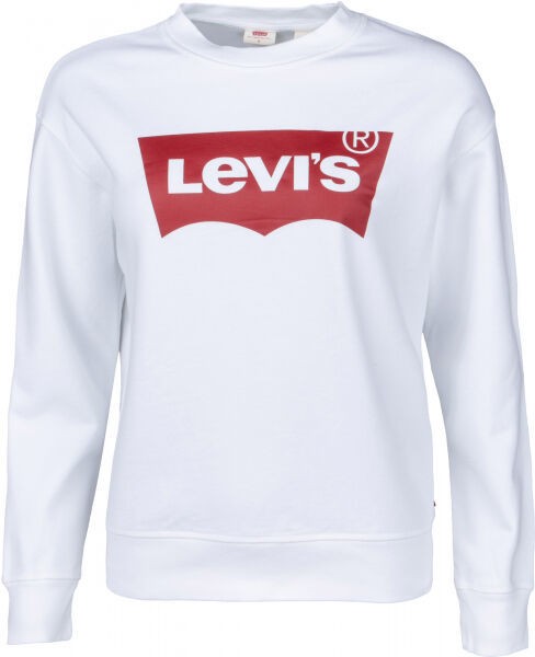 Levi's® GRAPHIC STANDARD CREW Női pulóver, fehér, méret