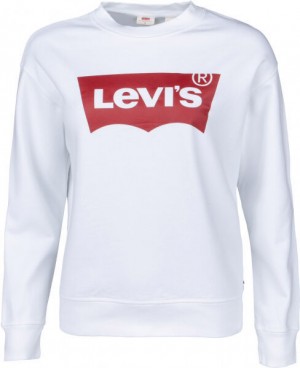 Levi's® GRAPHIC STANDARD CREW Női pulóver, fehér, méret galéria