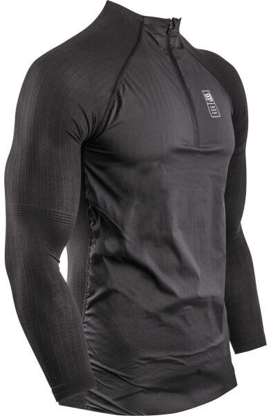 Compressport HYBRID PULLOVER Férfi funkcionális thermo felső, fekete, méret