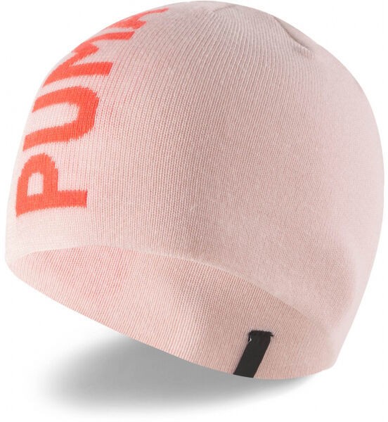 Puma ESS CLASSIC CUFFLESS  BEANIE JR Gyerek kötött sapka, rózsaszín, méret