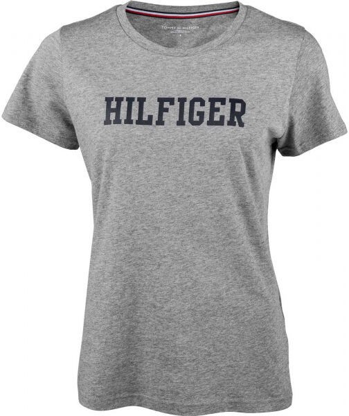 Tommy Hilfiger CN TEE SS HILFIGER Női póló, szürke, veľkosť M