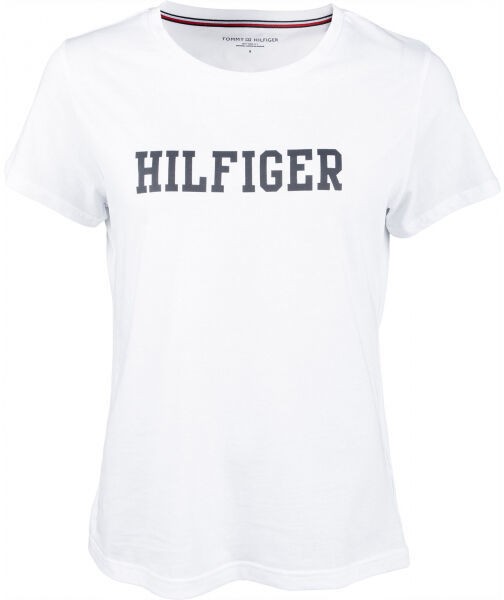Tommy Hilfiger CN TEE SS HILFIGER Női póló, fehér, veľkosť L