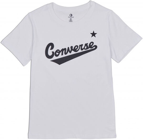 Converse SCRIPTED WORDMARK TEE Női póló, fehér, méret