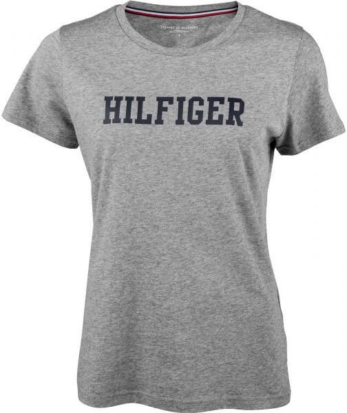 Tommy Hilfiger CN TEE SS HILFIGER Női póló, szürke, veľkosť S