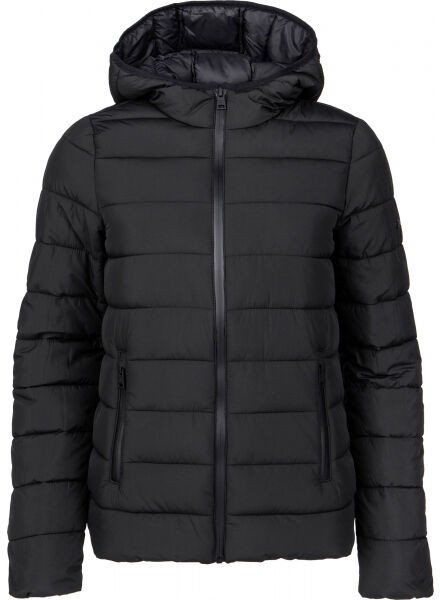 Champion HOODED POLYFILLED JACKET Női kabát, fekete, veľkosť S