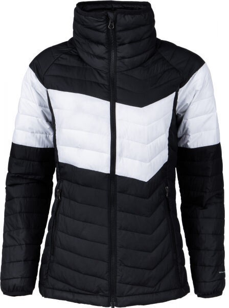 Columbia POWDER LITE BLOCKED JACKET Női kabát, fekete, veľkosť XL