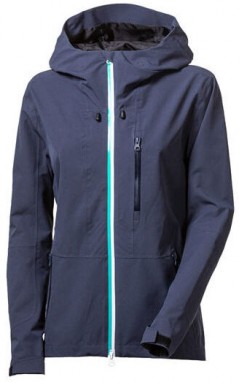 PROGRESS FLORA Női kapucnis softshell kabát, sötétkék, méret galéria
