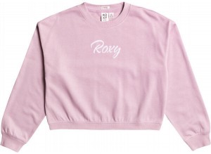 Roxy BREAK AWAY CREW Női pulóver, rózsaszín, méret galéria